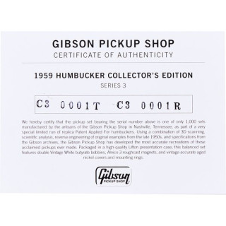 Gibson 59 Humbucker Коллекционная серия Gibson 59 Humbucker Collectors Series