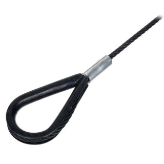 Стальная проволока Stairville Safety 200 см/4 мм BK Stairville Steelwire Safety 200cm/4mm BK