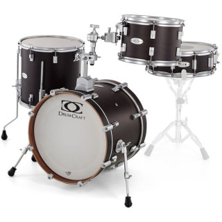 Джазовый набор DrumCraft Series 6 Сатиновый черный Набор №527043 DrumCraft Series 6 Jazz Set Satin Black Bundle №527043