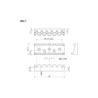 Стопорная гайка Gotoh GHL-1-CB Gotoh GHL-1-CB Locking Nut