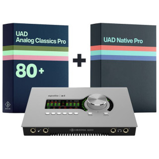 Юниверсал Аудио Аполло Х4 Gen2 Native Pro Бунд Набор №650083 Universal Audio Apollo X4 Gen2 Native Pro Bund Bundle №650083