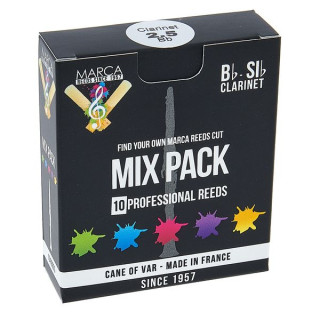 Трости для кларнета Marca Mix Pack Bb-Clarinet 2.5 Marca Mix Pack Bb-Clarinet 2.5