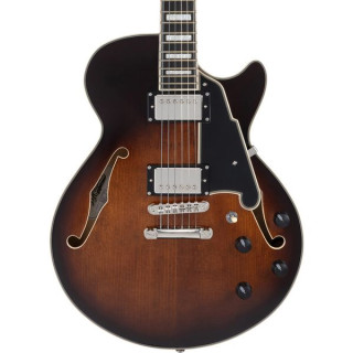 DAngelico Premier SS Коричневый взрыв DAngelico Premier SS Brown Burst