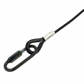 Страховочный трос Stairville Safety 60cm/4mm Black 10kg Stairville Safety 60cm/4mm Black 10kg