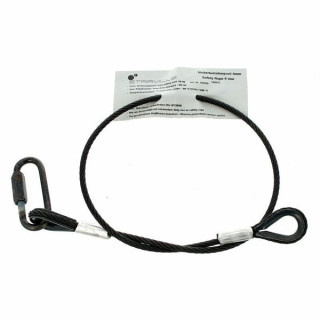 Страховочный трос Stairville Safety 60cm/4mm Black 10kg Stairville Safety 60cm/4mm Black 10kg