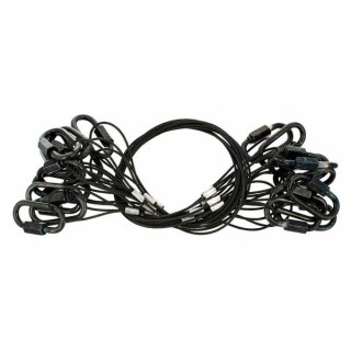 Комплект безопасности Stairville 40см/1,5 мм Bk 10шт Stairville Safety Set 40cm/1,5mm Bk 10pcs