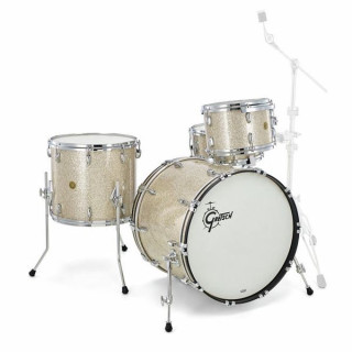 Gretsch Drums USA Custom Rock - Серебряное стекло Gretsch Drums USA Custom Rock - Silver Glass
