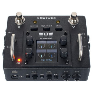 Педальный микшер Elite Acoustics Stompmix X4 Elite Acoustics Stompmix X4 Pedal Mixer