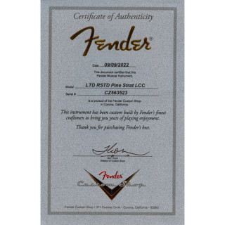 Фендер Страт Ростед Пайн СС АТГМ ЛТД Fender Strat Roasted Pine CC ATGM LTD