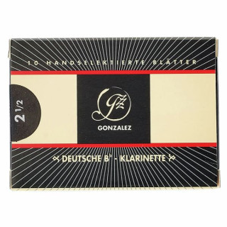 Гонсалес Кларнет тростниковый немецкий 2.5 Gonzalez Clarinet Reed German 2.5