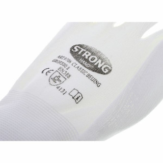 Нейлоновые перчатки Thomann белого цвета, размер 8 Thomann Nylon gloves white size 8