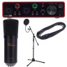 Комплект 3-го микрофона Focusrite Scarlett 2i2 Focusrite Scarlett 2i2 3rd Mic Bundle