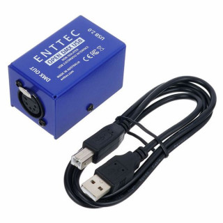 Открытый интерфейс Enttec DMX USB Набор №432137 Enttec Open DMX USB Interface Bundle №432137