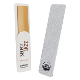 Трости для саксофона DAddario Woodwinds Organic Sel. Jazz Unf. BAR 2S DAddario Woodwinds Organic Sel. Jazz Unf. BAR 2S