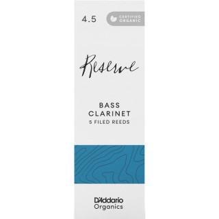 Трости для кларнета DAddario Woodwinds Organic Reserve Bass-Clar 4.5 DAddario Woodwinds Organic Reserve Bass-Clar 4.5