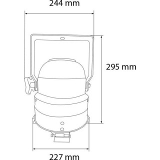 Stairville LED PAR 56 черный 151 светодиод RGB Stairville LED PAR 56 black 151 LEDs RGB