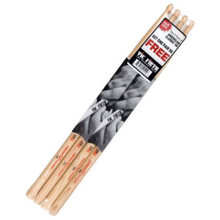 Барбанные палочки Vic Firth 5B American Hickory Value Pack Vic Firth 5B American Hickory Value Pack
