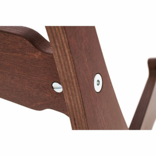 Подставка для камня с А-образной рамой из многослойного дерева темного цвета Rockstand Ply Wood A-Frame Stand Dark BR