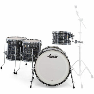 Барабанная установка Ludwig Classic Maple 4pcs V. Black Oy Ludwig Classic Maple 4pcs V. Black Oy