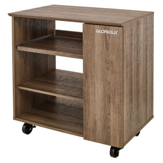 Великолепный Модульный Стол-Рейка из Бука Glorious Modular Side Rack Walnut