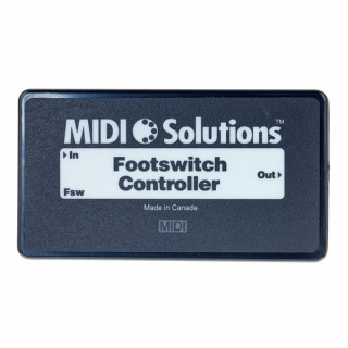 MIDI-решения Ножной переключатель к MIDI-контроллеру MIDI Solutions Footswitch To MIDI Controller