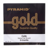 Одиночная струна для виолончели Pyramid Gold Cello String D Pyramid Gold Cello String D