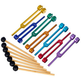 Tavmusic.ru Тюнер-форки Чакра Сет Thomann Tuning Fork Chakra Set
