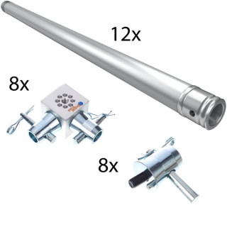 12х Глобальный Трус F31100 Трус 1,0 м Набор №619101 12x Global Truss F31100 Truss 1,0 m Bundle №619101