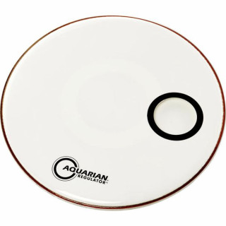 Пластик для бас-барабана Aquarian 20" Regulator White Bass Drum Aquarian 20" Regulator White Bass Drum