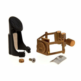 Лигатура для саксофона Francois Louis Pure Brass Bari. Gold Plated L Francois Louis Pure Brass Bari. Gold Plated L