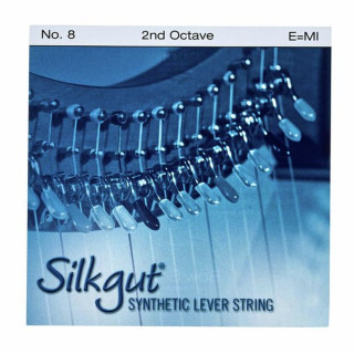 Лук марки Silkgut 2-я струна для арфы №8 Bow Brand Silkgut 2nd E Harp String No.8