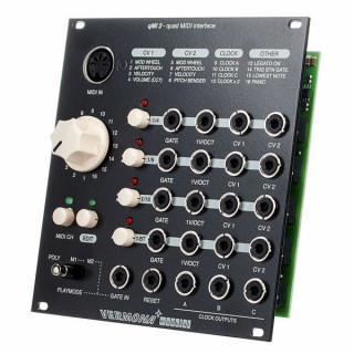 Eurorack модуль Vermona Modular qMI2 - quad Midi interface Vermona Modular qMI2 - quad Midi interface