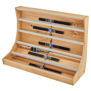 2 Многоцветных синтезатора Корпус Eurorack 15U 160 л.с. Дуб 2 Many Synths Eurorack Case 15U 160HP Oak