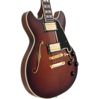 D'Angelico Excel Mini DC Амарето Бёрст DAngelico Excel Mini DC Amaretto Burst