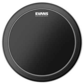 Пластик для бас-барабана Evans BD20 EMAD Onyx Drumhead Evans BD20 EMAD Onyx Drumhead