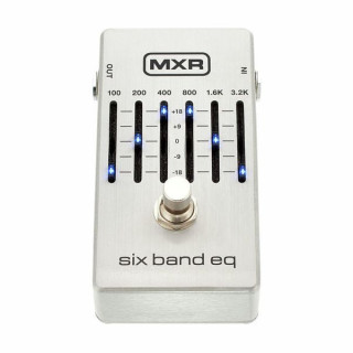 6-полосный эквалайзер MXR серебристый MXR 6 Band Equalizer Silver