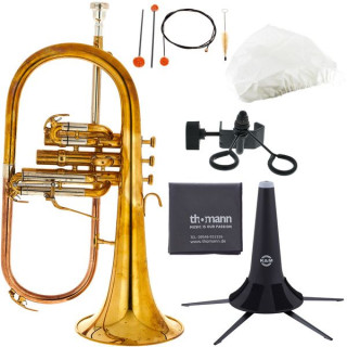 Флюгельгорн Thomann FH-900J Raw JAZZ Bb-Flugelhorn Bundle №517036 (Комплект)