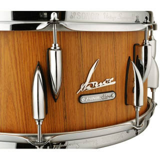 Винтажный малый барабан Sonor 14"x6,5" из тикового дерева Sonor 14"x6,5" Vintage Snare Teak
