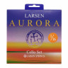 Струны для виолончели Larsen Aurora Cello Strings Set 1/16 Larsen Aurora Cello Strings Set 1/16