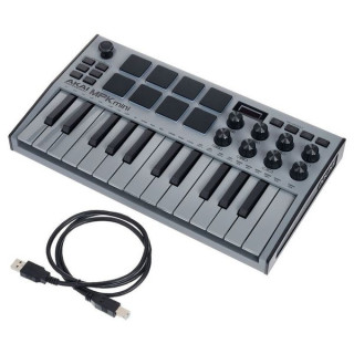Миди-контроллер AKAI Professional MPK Mini MK3 Gray AKAI Professional MPK Mini MK3 Gray