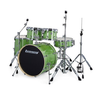 Набор Ludwig Evolution 20" Мятный блеск Набор №590792 Ludwig Evolution Kit 20" Mint Sparkle Bundle №590792