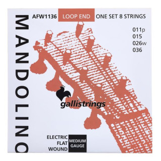 Струны для мандолины Galli AFW1136 Str. Medium Galli Strings AFW1136 Mandolin Str. Medium