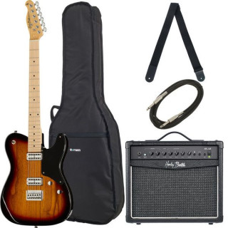 Электрогитара Harley Benton TE-90FLT SB Deluxe Series Bundle №537537 (Комплект)