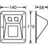 Розетки D-образного типа Adam Hall 87160 blk Adam Hall 87160 Dish D-Type Sockets blk