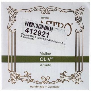 Струна для скрипки Pirastro Oliv A Violin 4/4 Alu 13 1/2 Pirastro Oliv A Violin 4/4 Alu 13 1/2