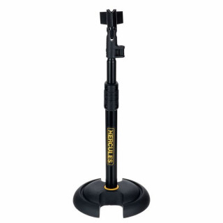 Подставка для микрофона Hercules Stands с коротким круглым основанием Hercules Stands Mic Stand Short Round Base
