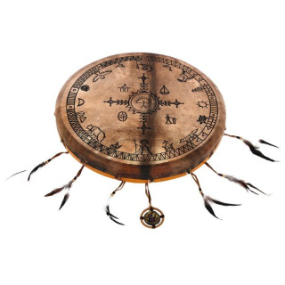 Земной шаманский барабан в саамском стиле 50 Terre Shaman Drum Saami Style 50