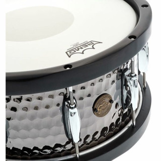 Малый барабан Gretsch Drums 14"x6,5" Black Hammered Sn. WH Gretsch Drums 14"x6,5" Black Hammered Sn. WH