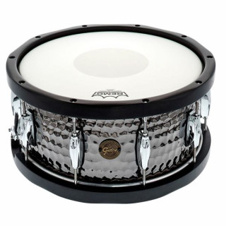 Малый барабан Gretsch Drums 14"x6,5" Black Hammered Sn. WH Gretsch Drums 14"x6,5" Black Hammered Sn. WH