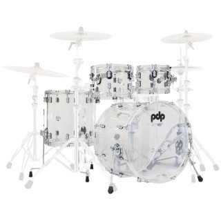 DW PDP Concept Кристалльный акрил 4 шт. DW PDP Concept Clear Acrylic 4pc